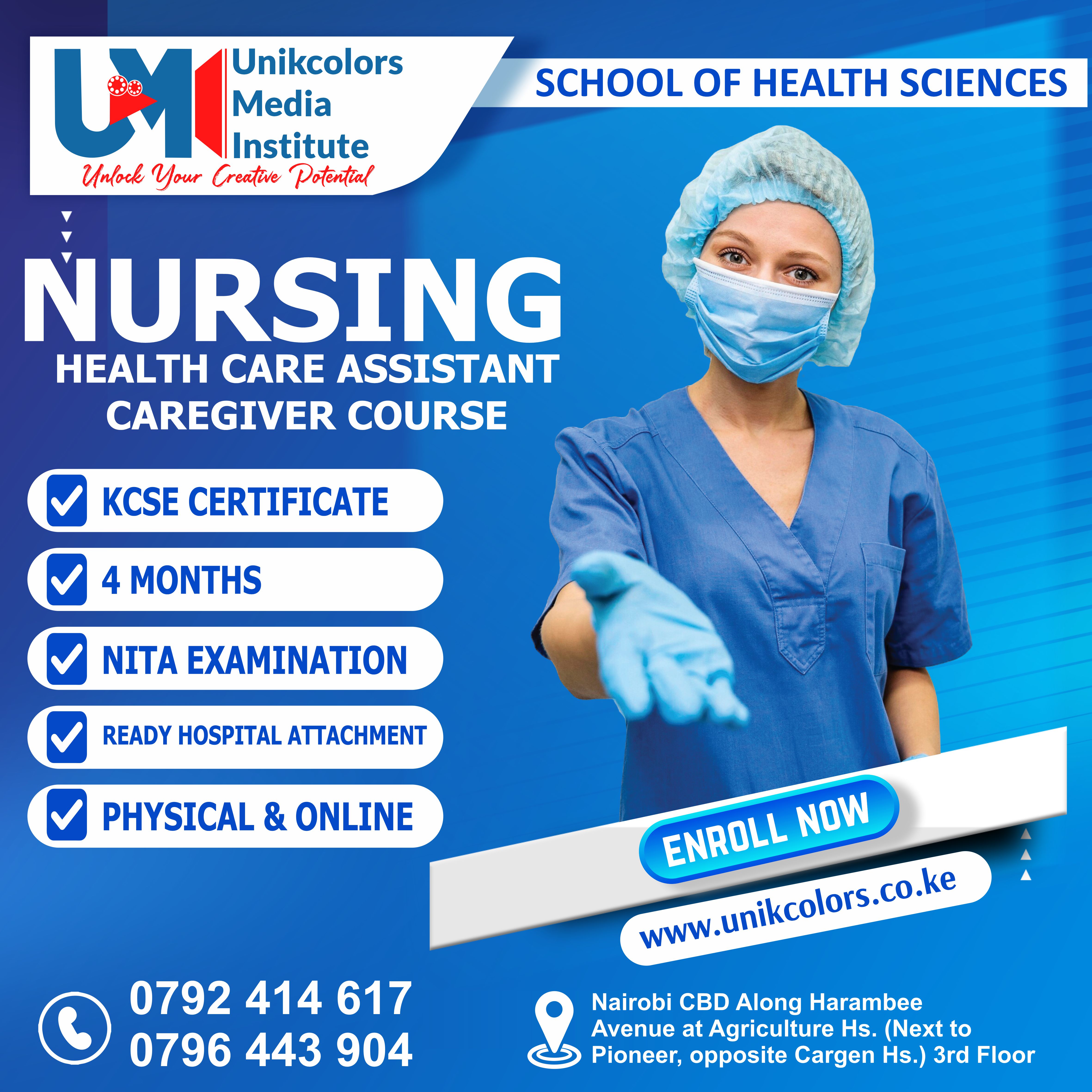 CERTIFIED NURSING ASSISTANT - CARE GIVER COURSE